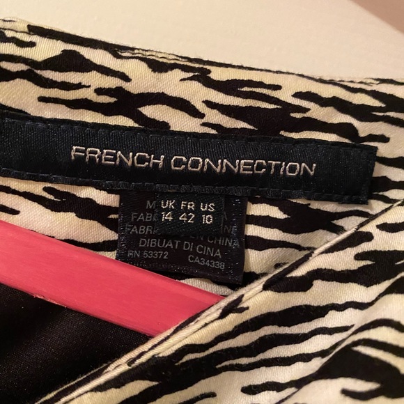 French Connection Zebra Print Dress 10 - Picture 5 of 5